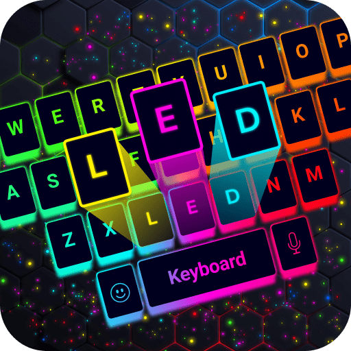 LED Keyboard: Emoji, Fonts